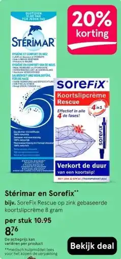 Etos Stérimar en sorefix aanbieding