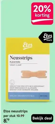 Etos Etos neusstrips aanbieding