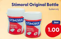 Die Grenze Stimorol Original Bottle Suikervrij aanbieding