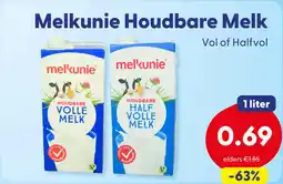Die Grenze Melkunie Houdbare Melk Vol of Halfvol aanbieding
