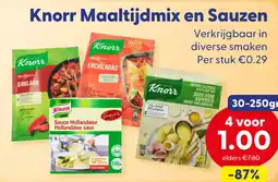 Die Grenze Knorr Maaltijdmix en Sauzen aanbieding
