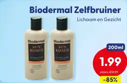 Die Grenze Biodermal Zelfbruiner aanbieding