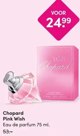 DA Chopard Pink Wish aanbieding
