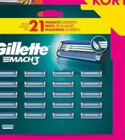 DA Gillette Mach3, 20 navulmesjes. aanbieding