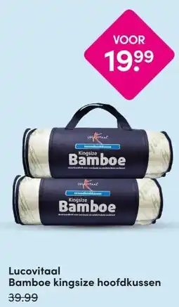 DA Lucovitaal Bamboe kingsize hoofdkussen aanbieding
