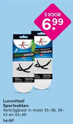 DA Lucovitaal Sportsokken aanbieding