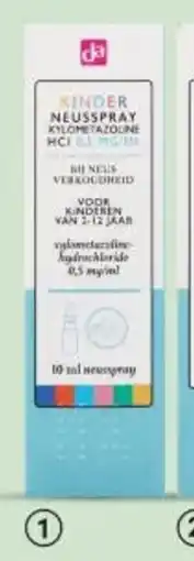 DA DA Neusspray Kind Xylometazoline aanbieding
