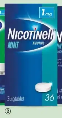 DA Nicotinell Zuigtabletten Mint 1 mg aanbieding