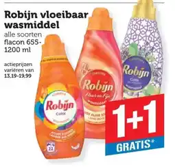 Coop Robijn vloeibaar wasmiddel aanbieding