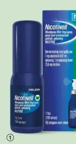 DA Nicotinell Mondspray 1 mg aanbieding