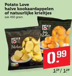 Coop Potato Love halve kookaardappelen of natuurlijke krieltjes aanbieding