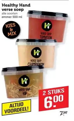 Coop Healthy Hand verse soep aanbieding
