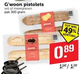 Coop G'woon pistolets aanbieding