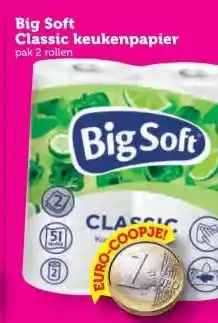 Coop Big Soft Classic keukenpapier aanbieding