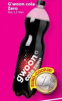 Coop G'woon cola Zero aanbieding