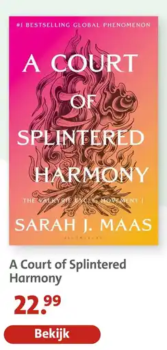Bruna Sarah J. Maas A Court of Splintered Harmony aanbieding