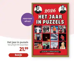 Bruna het jaar in puzzels aanbieding