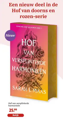 Bruna Sarah J. Maas Hof van versplinterde harmonieën aanbieding