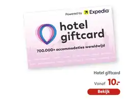 Bruna Expedia hotel giftcard aanbieding