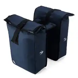 ANWB Brisby Fietstas Rolltop Dubbel Waterdicht Blauw aanbieding