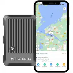 ANWB Protectly GPS Tracker Auto IP67 2140 Uur Batterij Zwart aanbieding