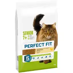 Zooplus 7kg Perfect Fit Senior 7+ - Rijk aan kip Droogvoer voor katten aanbieding