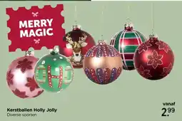 Xenos Kerstballen Holly Jolly aanbieding