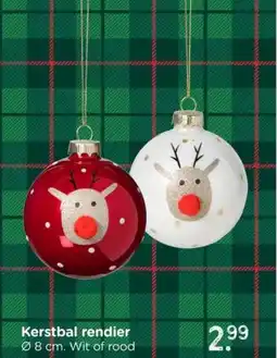 Xenos Kerstbal rendier aanbieding