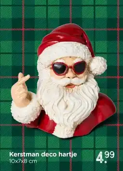 Xenos Kerstman deco hartje aanbieding