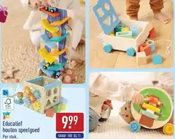 ALDI Educatief Houten Speelgoed aanbieding