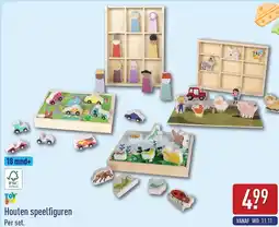 ALDI Houten Speelfiguren aanbieding
