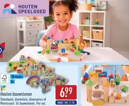 ALDI Houten Bouwstenen aanbieding