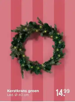 Xenos Kerstkrans groen aanbieding