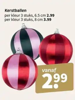 Wibra Kerstballen aanbieding