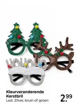 Xenos Kleurveranderende Kerstbril aanbieding