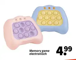 Wibra Memory game electronisch aanbieding