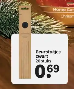 Wibra Geurstokjes zwart aanbieding
