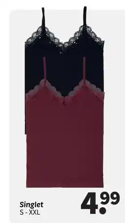 Wibra Singlet aanbieding