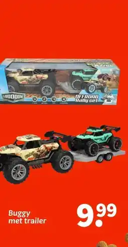 Wibra Buggy met trailer aanbieding