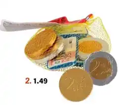 Wibra Chocolade munten en biljetten aanbieding
