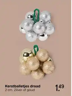 Xenos Kerstballetjes draad aanbieding