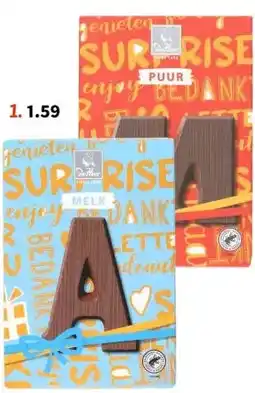 Wibra Chocoladeletter aanbieding