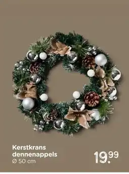 Xenos Kerstkrans dennenappels aanbieding