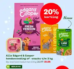 Welkoop Alle Edgard & Cooper hondenvoeding of snacks aanbieding