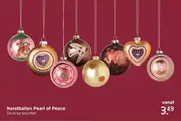 Xenos Kerstballen Pearl of Peace aanbieding