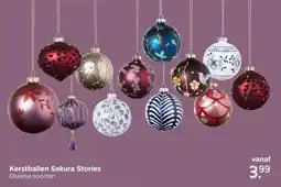Xenos Kerstballen Sakura Stories aanbieding