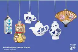 Xenos Kersthangers Sakura Stories aanbieding