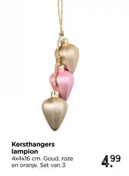 Xenos Kersthangers lampion aanbieding