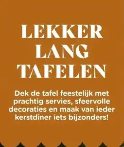 Xenos LEKKER LANG TAFELEN aanbieding