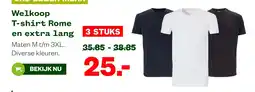 Welkoop Welkoop T-shirt Rome en extra lang aanbieding